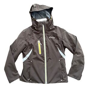 Phenix Women's Size 6 Ski‎ Jacket Insulated Snow Winter Brown Hooded Coat